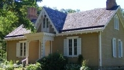 the 1870 Elk Lick House at Sharon Woods Heritage Village in Sharonville, Ohio